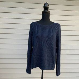 H&M Navy Blue Glitter sweater Size M